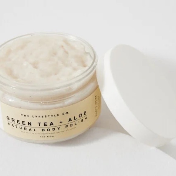 🌸THE LYFESTYLE CO. - GREEN TEA AND ALOE NATURAL BODY POLISH 🌸 - Picture 2 of 2